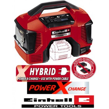 COMPRESSOR EINHELL HYBRID CORRENTE E BATERIA (NÃO INCLUÍDA)